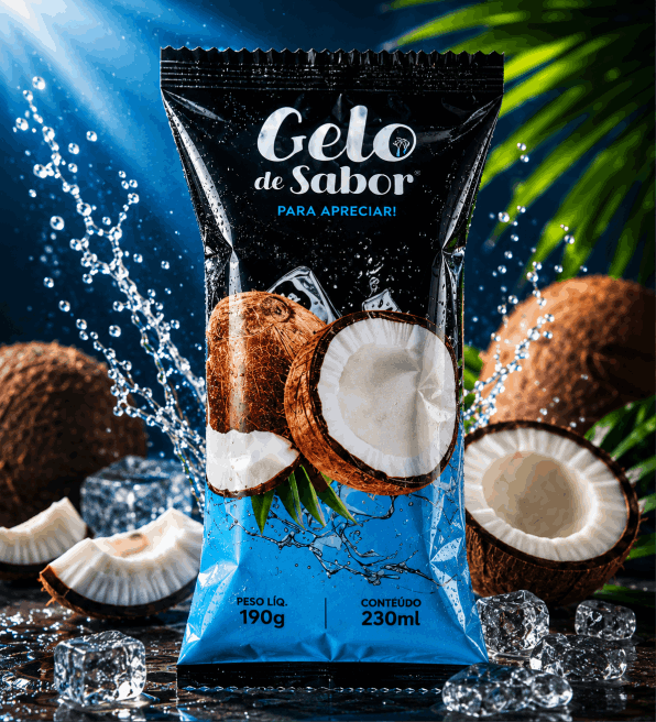 Gelo Saborisado sabor coco
